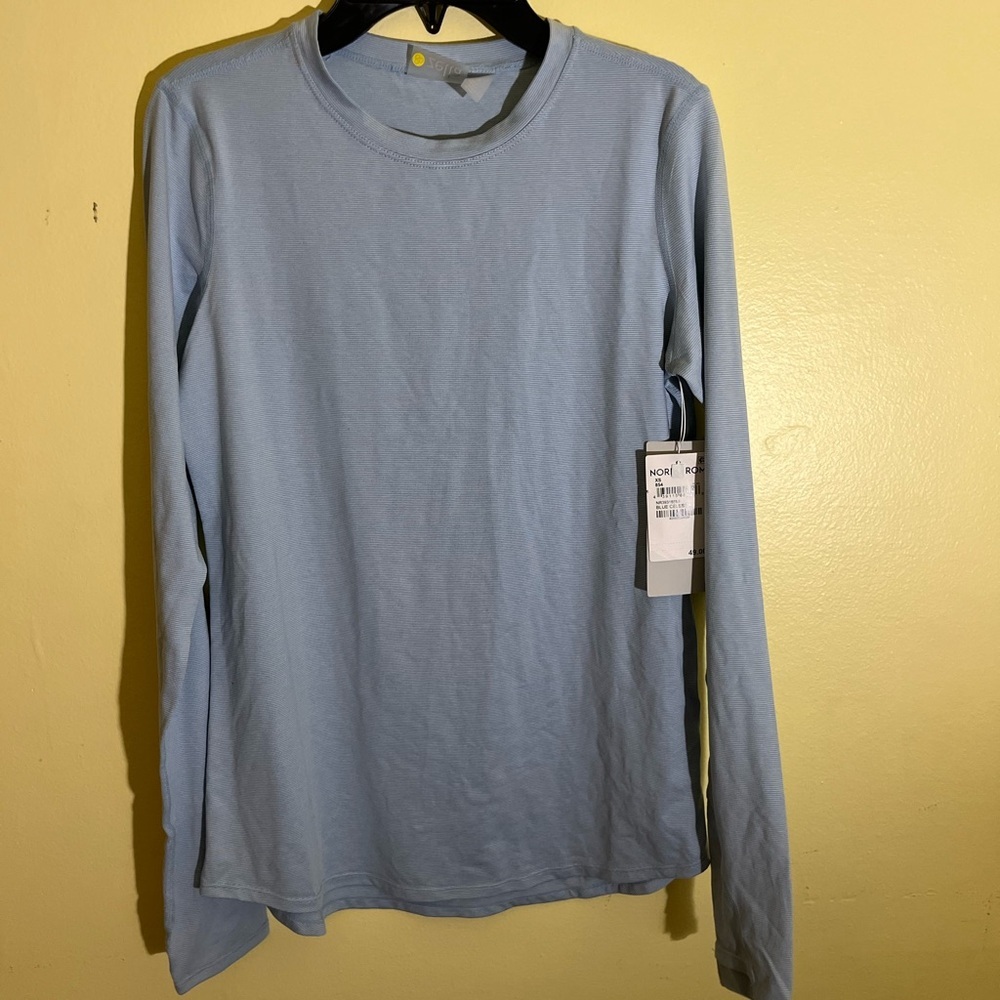 Zella Blue Long Sleeve Tee Size XS NWT